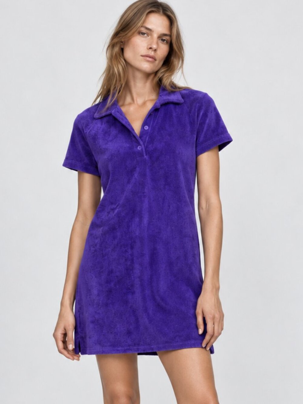 Aritzia Tna Yale Terry Polo Dress